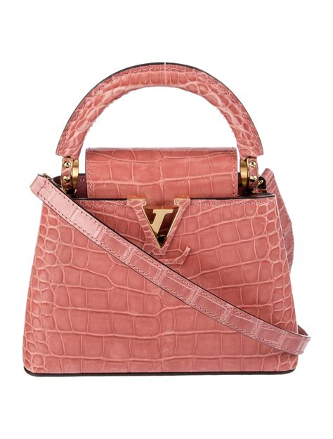 lv capucines mini pink